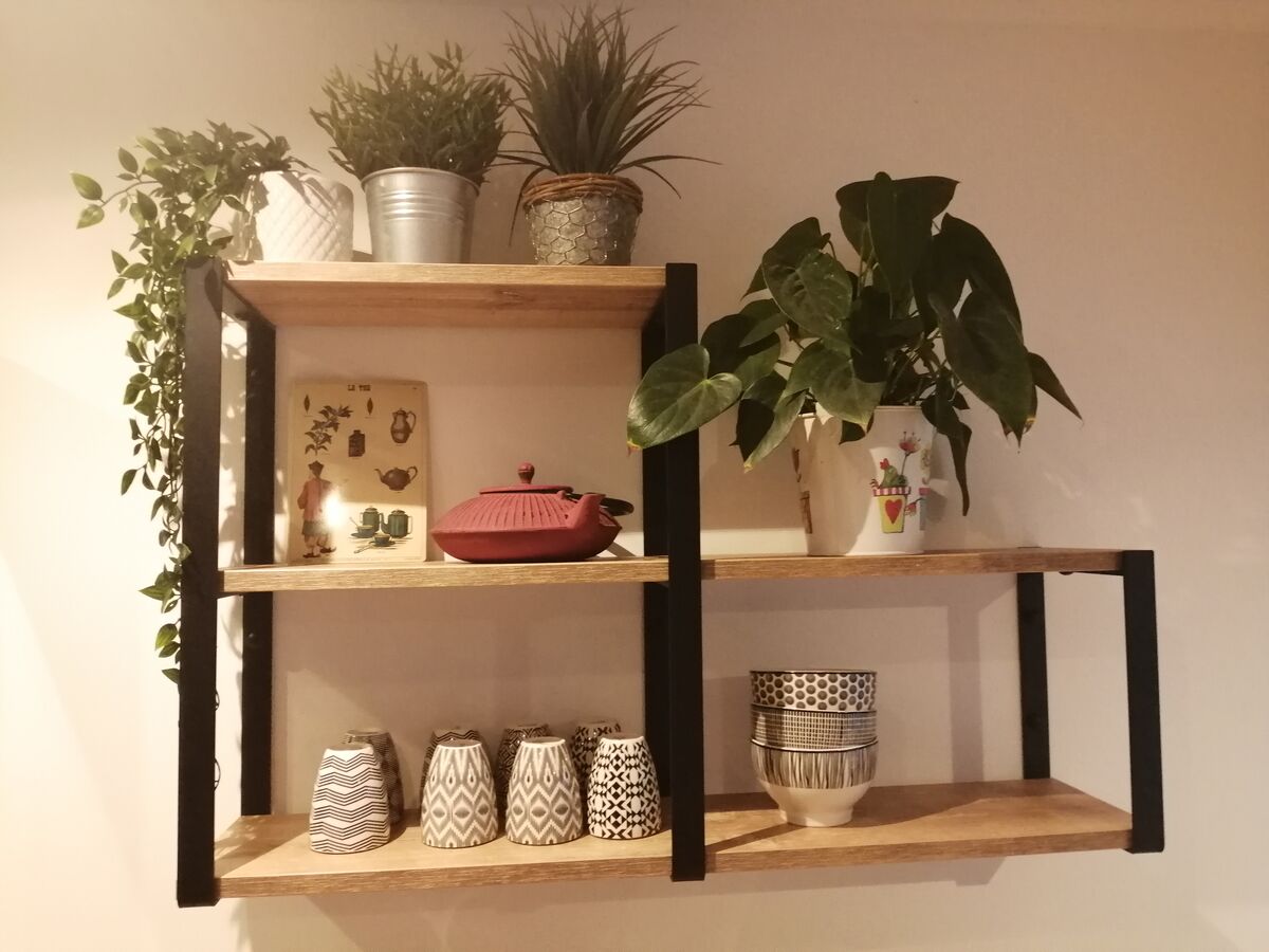 Cuisine avant-après sur mesure Trend Artic Wood