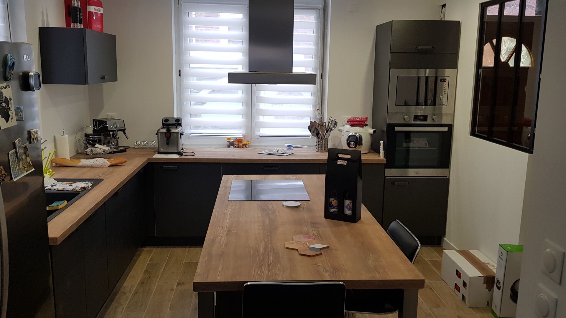 Cuisine équipée sur mesure VISTA Métal Brossé