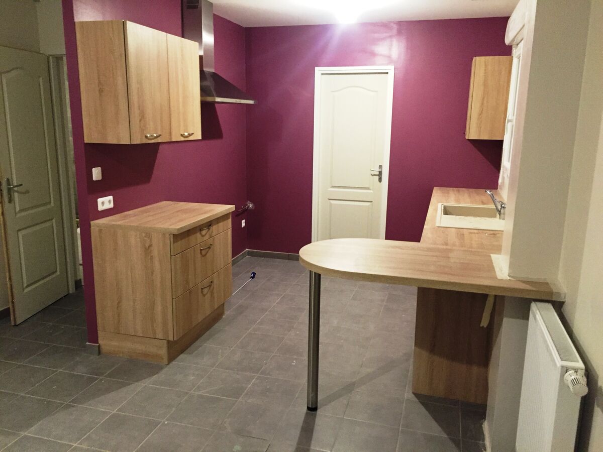 Rénovation cuisine sur mesure Vega + Chêne timber