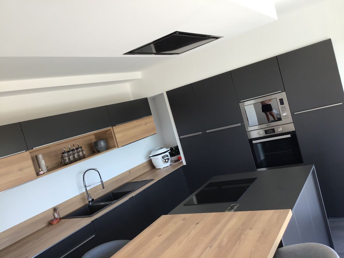 Cuisine avant-après sur mesure Trend Ombre