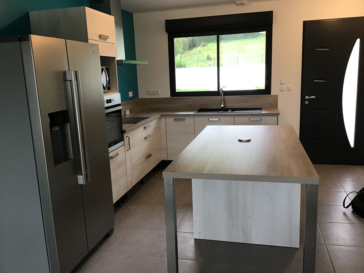 Cuisine avant-après sur mesure Vega Artic Wood