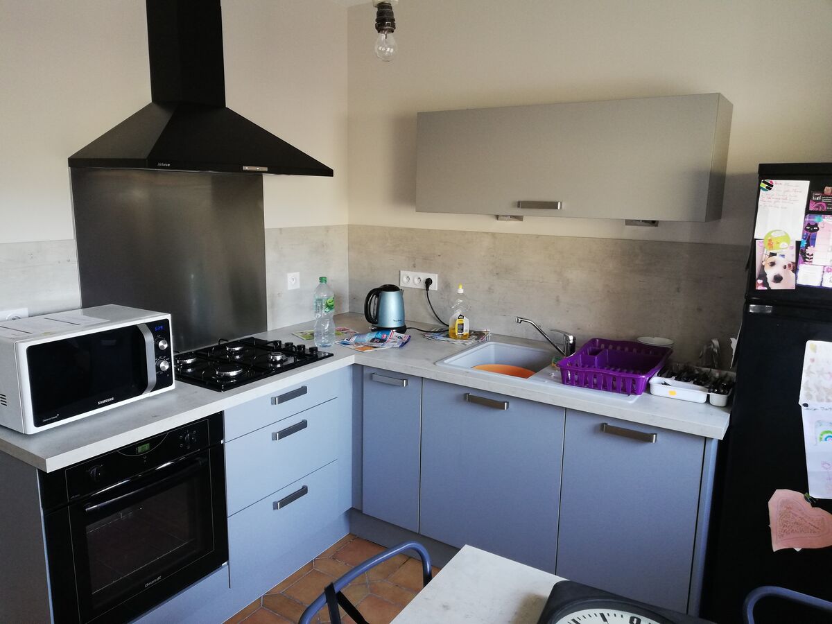 Rénovation cuisine équipée sur mesure Vega Prems Gris Minéral