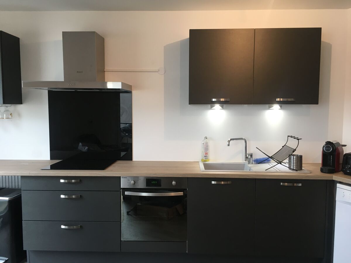 Rénovation cuisine équipée sur mesure Vista Métal Brossé