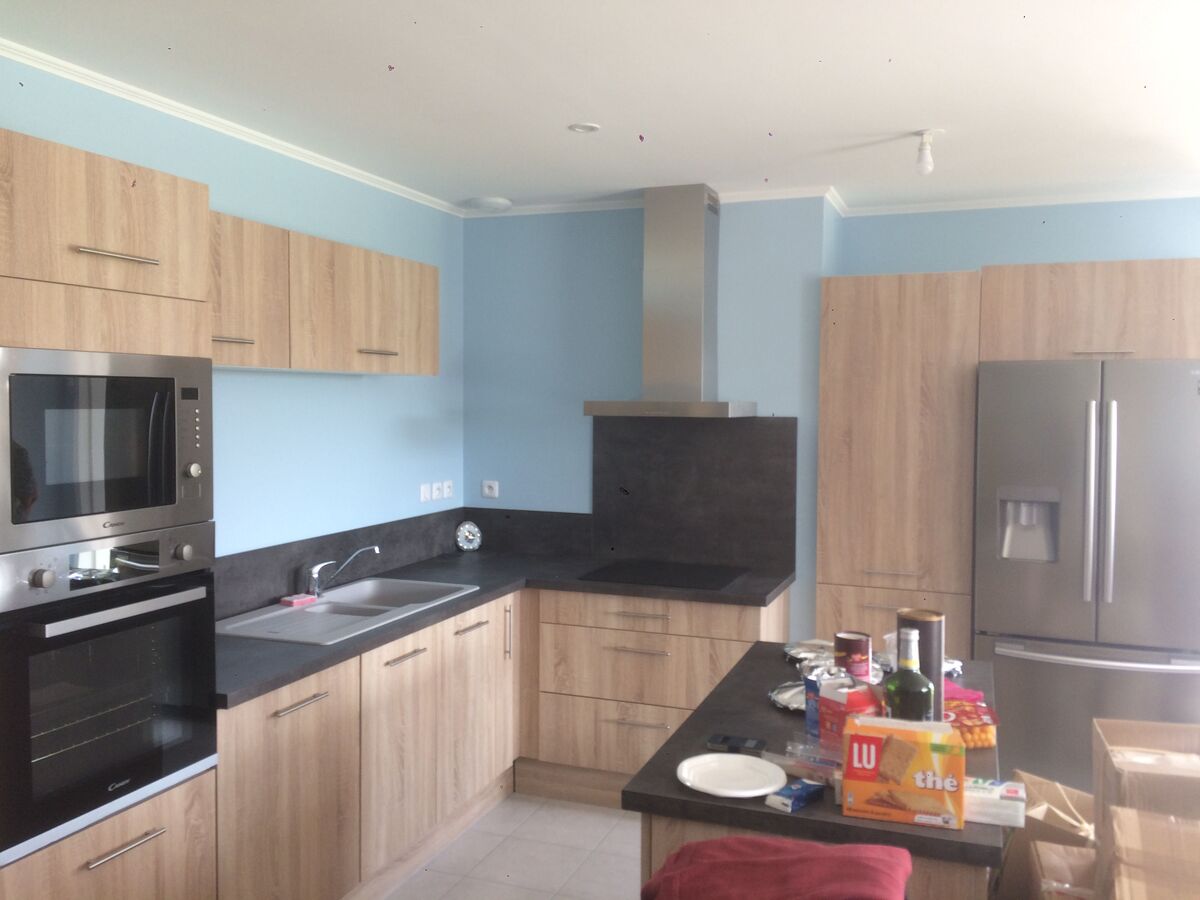 Rénovation cuisine équipée sur mesure Vega Chêne Timber