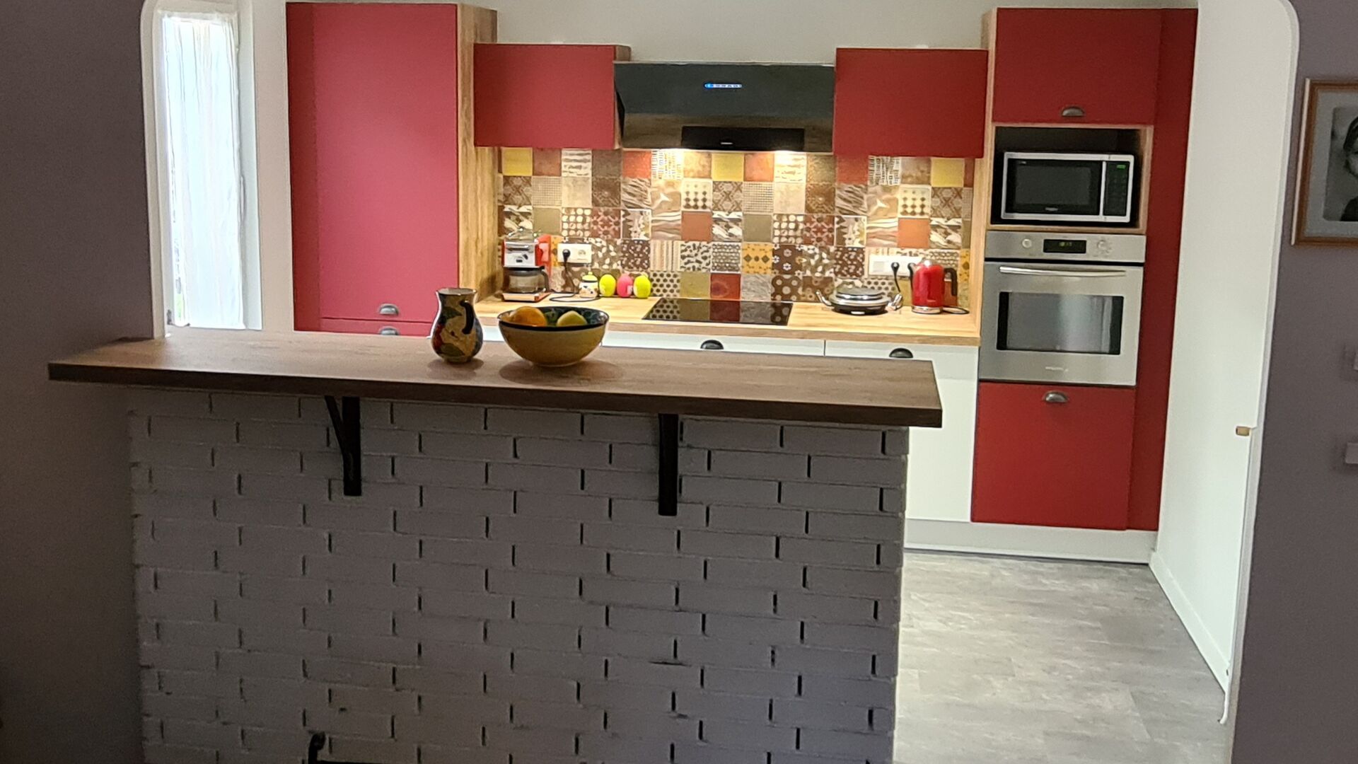 Cuisine équipée sur mesure Light Blanc Brillant