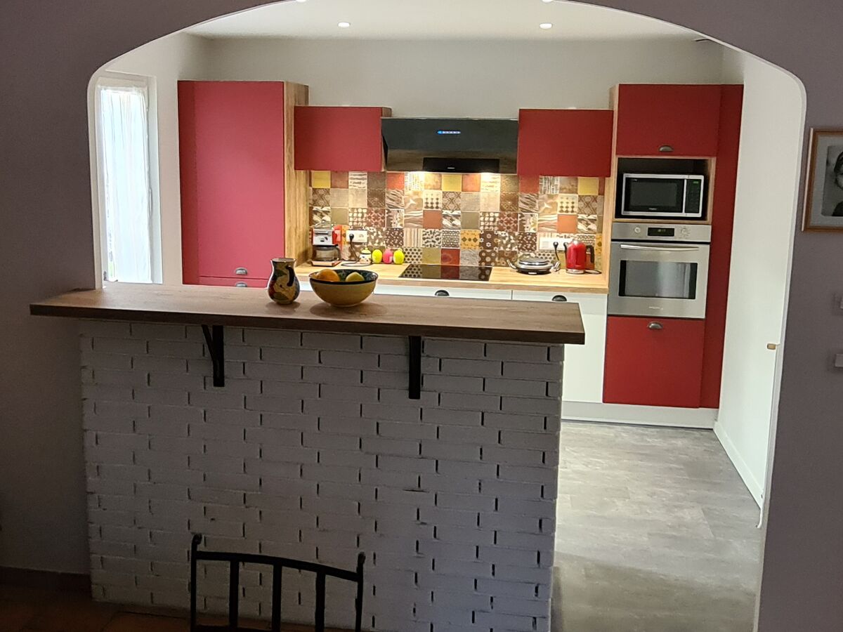 Cuisine équipée sur mesure Light Blanc Brillant