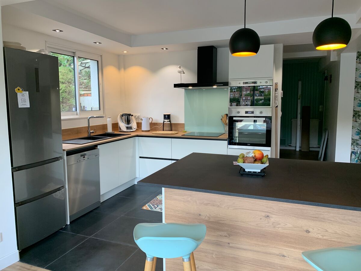 Cuisine équipée sur mesure Color Laqué Blanc