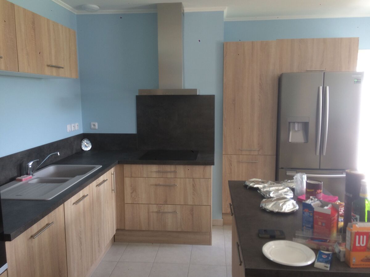 Cuisine avant-après sur mesure Vega Chêne Timber