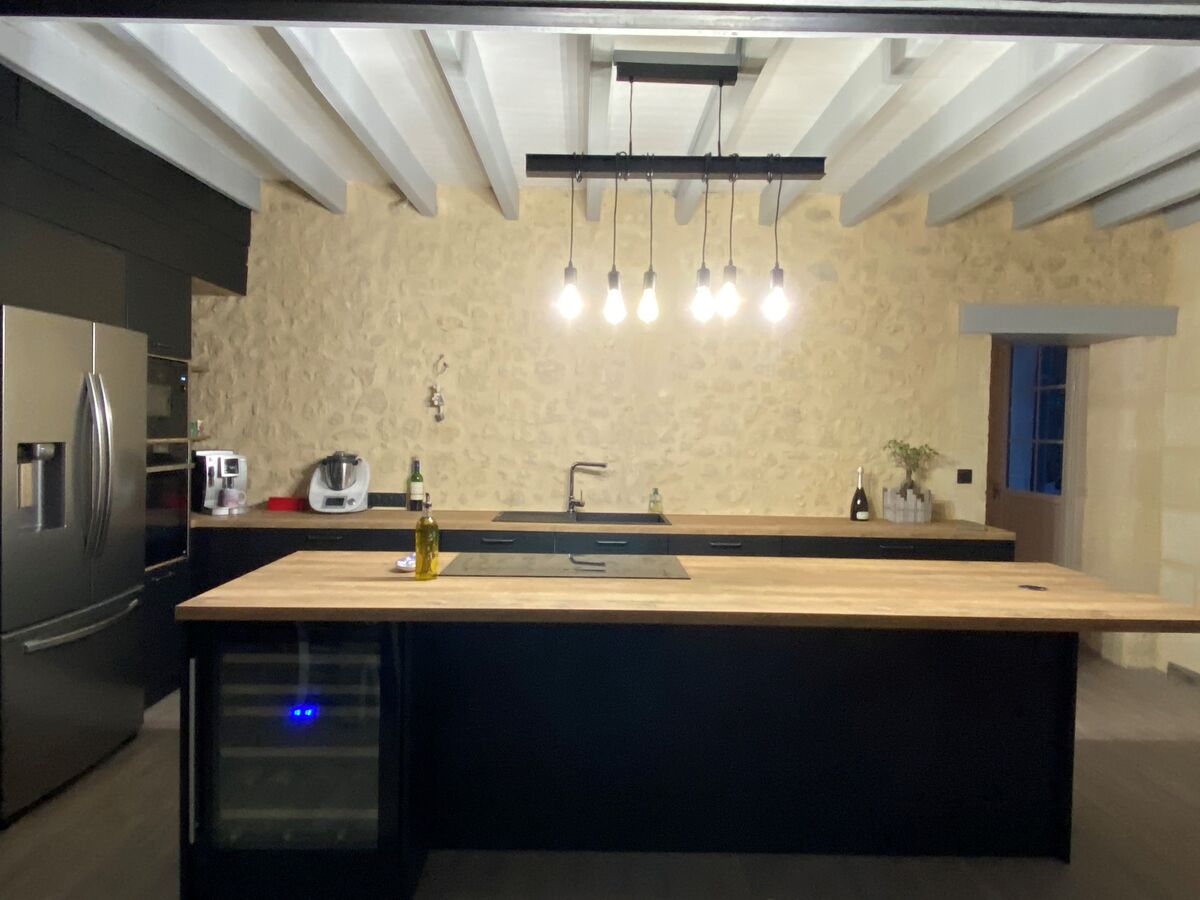 Cuisine avant-après sur mesure Pearl Noir Pearl