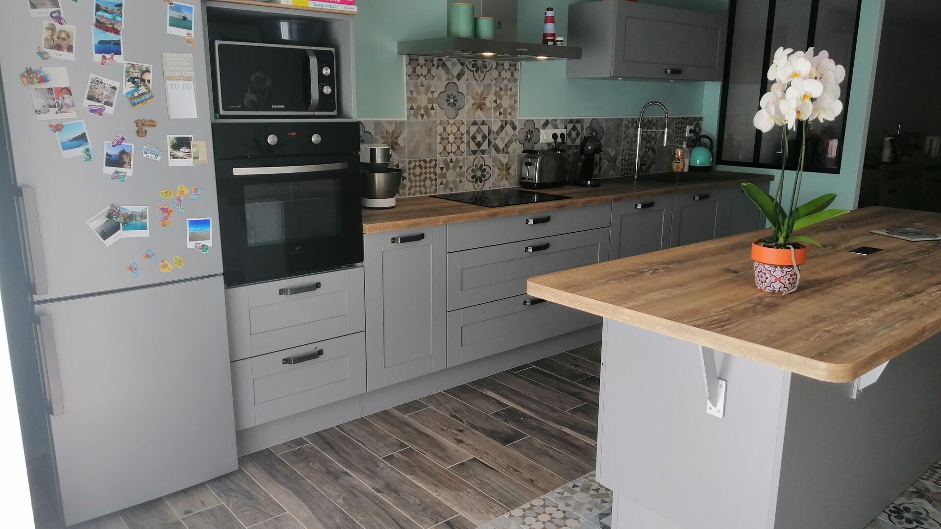 Cuisine équipée sur mesure Trend Gris Minéral