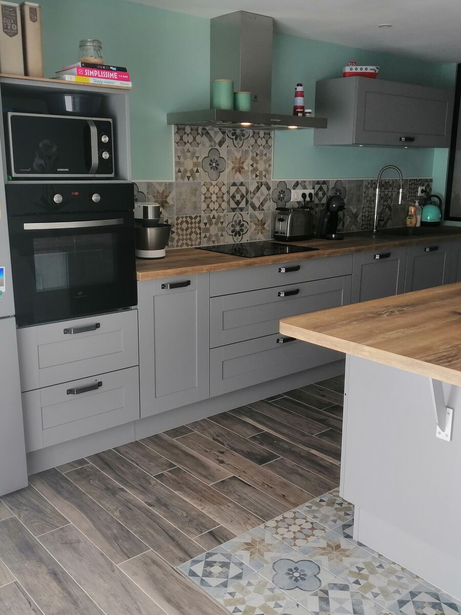 Cuisine équipée sur mesure Trend Gris Minéral