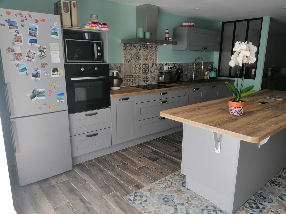 Cuisine équipée sur mesure Trend Gris Minéral