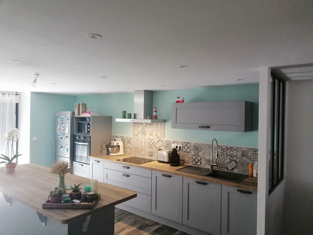 Rénovation cuisine équipée sur mesure Trend Gris Minéral