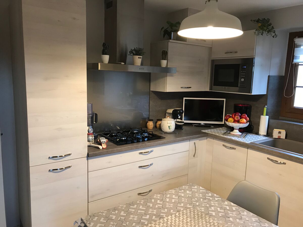 Cuisine avant-après sur mesure Vega Plus Artic Wood