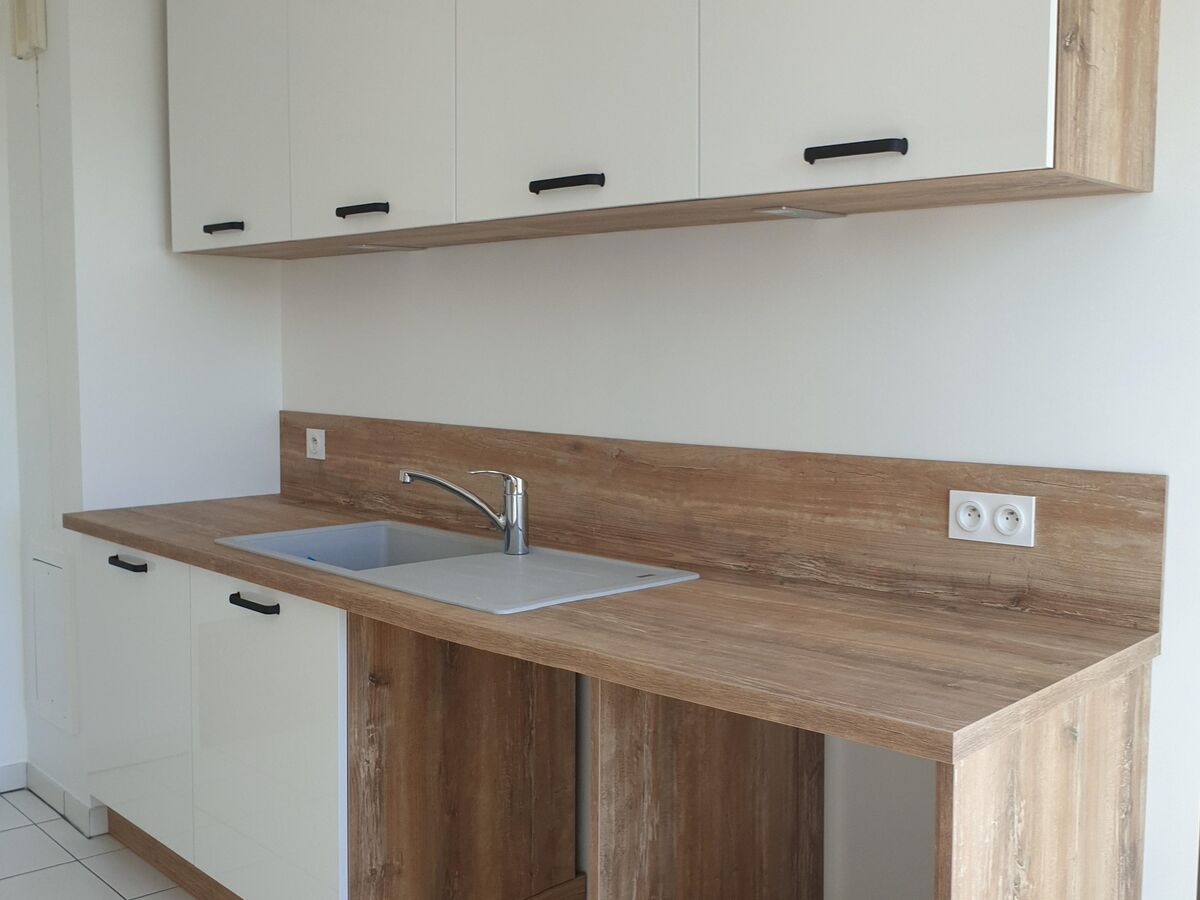 Cuisine avant-après sur mesure Light Blanc Brillant