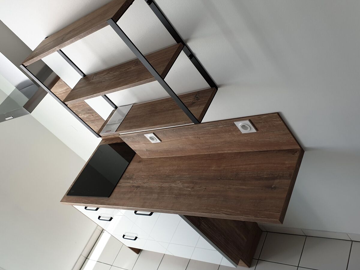 Cuisine avant-après sur mesure Light Blanc Brillant