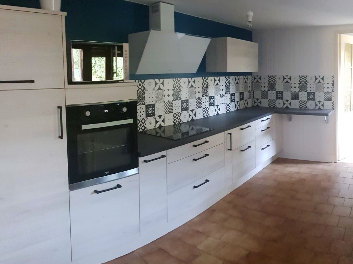 Rénovation cuisine équipée sur mesure Vega Artic Wood