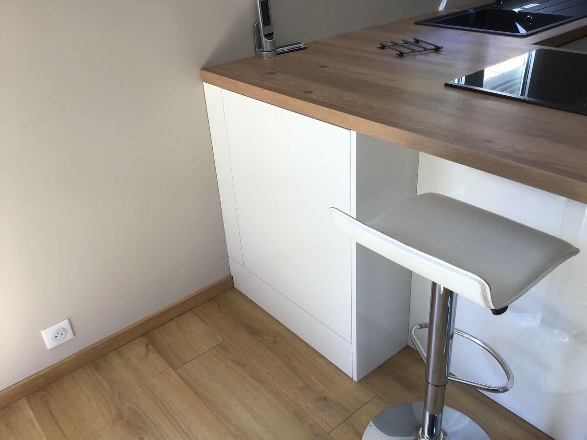 Rénovation cuisine équipée sur mesure Light Blanc Brillant