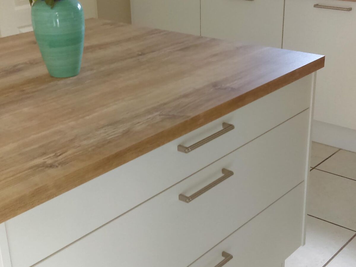 Cuisine avant-après sur mesure Véga Prem's Blanc