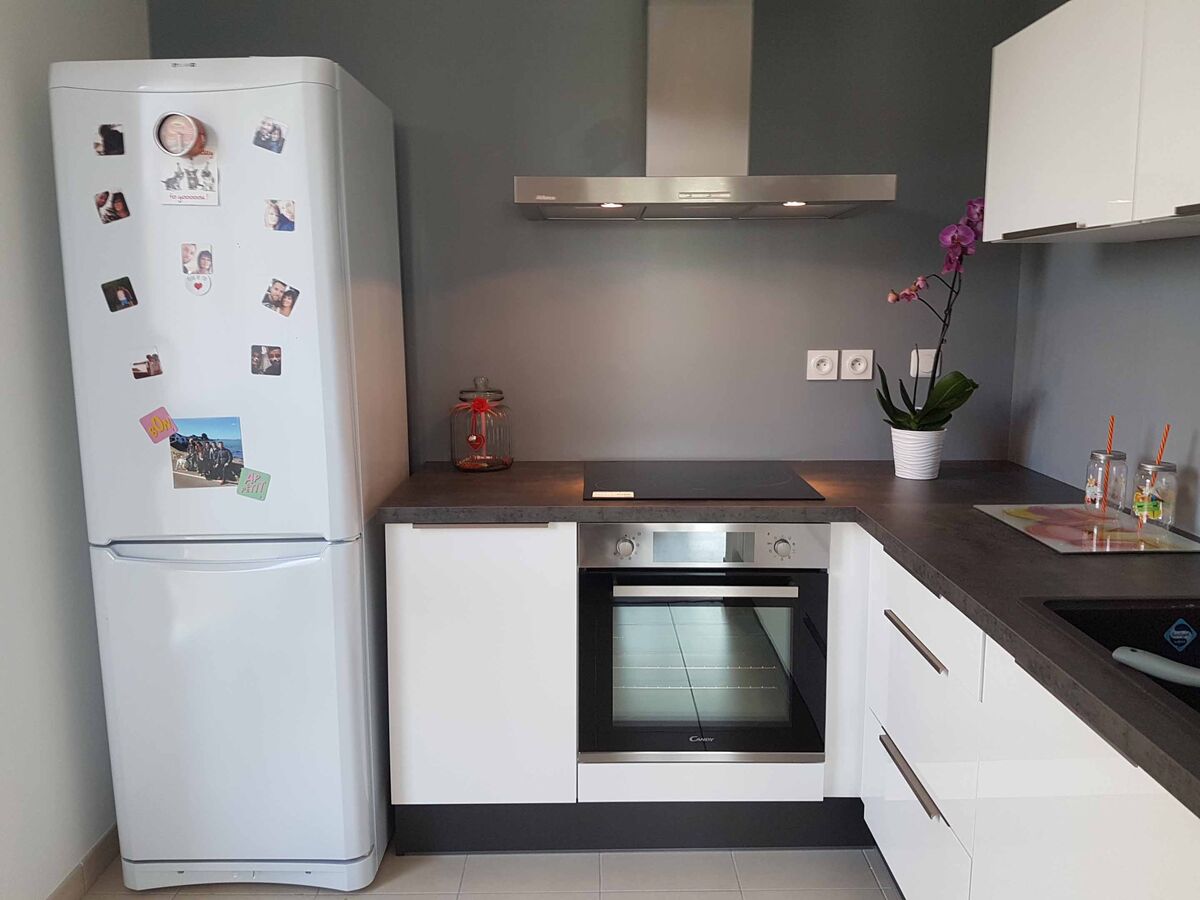 Cuisine équipée sur mesure Petilla Blanc brillant