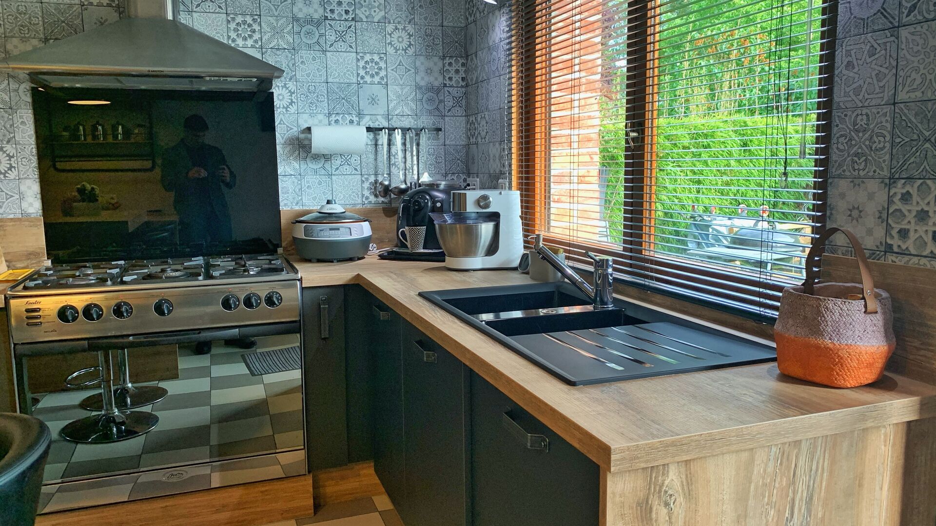 Cuisine équipée sur mesure Label Métal Brossé