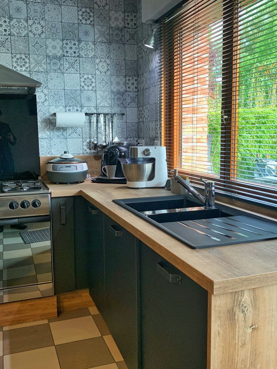 Cuisine équipée sur mesure Label Métal Brossé