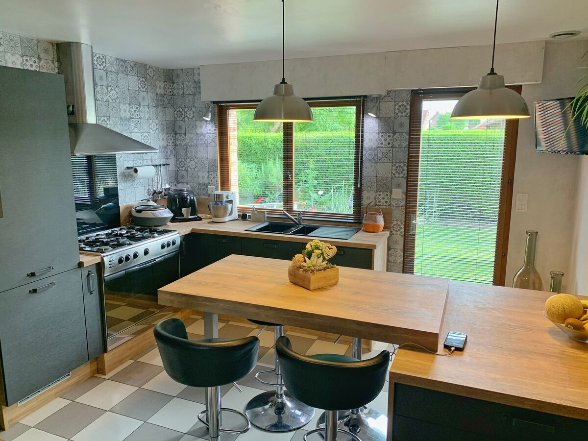 Rénovation cuisine équipée sur mesure Label Métal Brossé