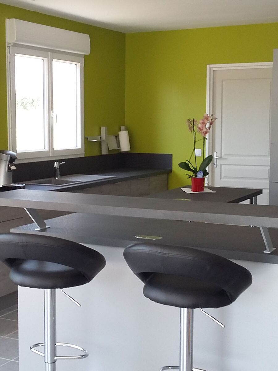 Cuisine équipée sur mesure Label Chene Sable Synchrone et Trend Quartz Métal