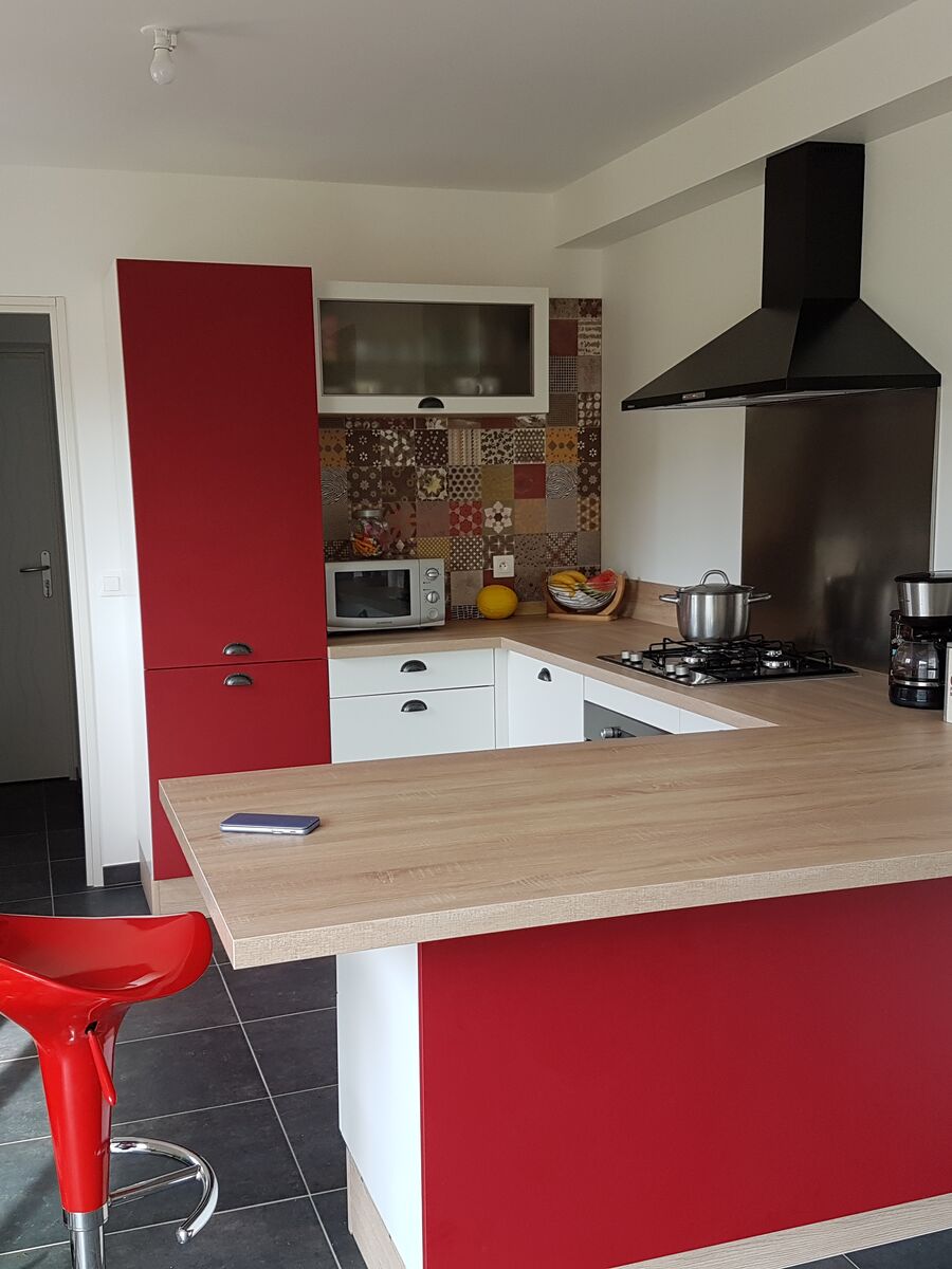 Cuisine équipée sur mesure Vega Prem's Blanc mat