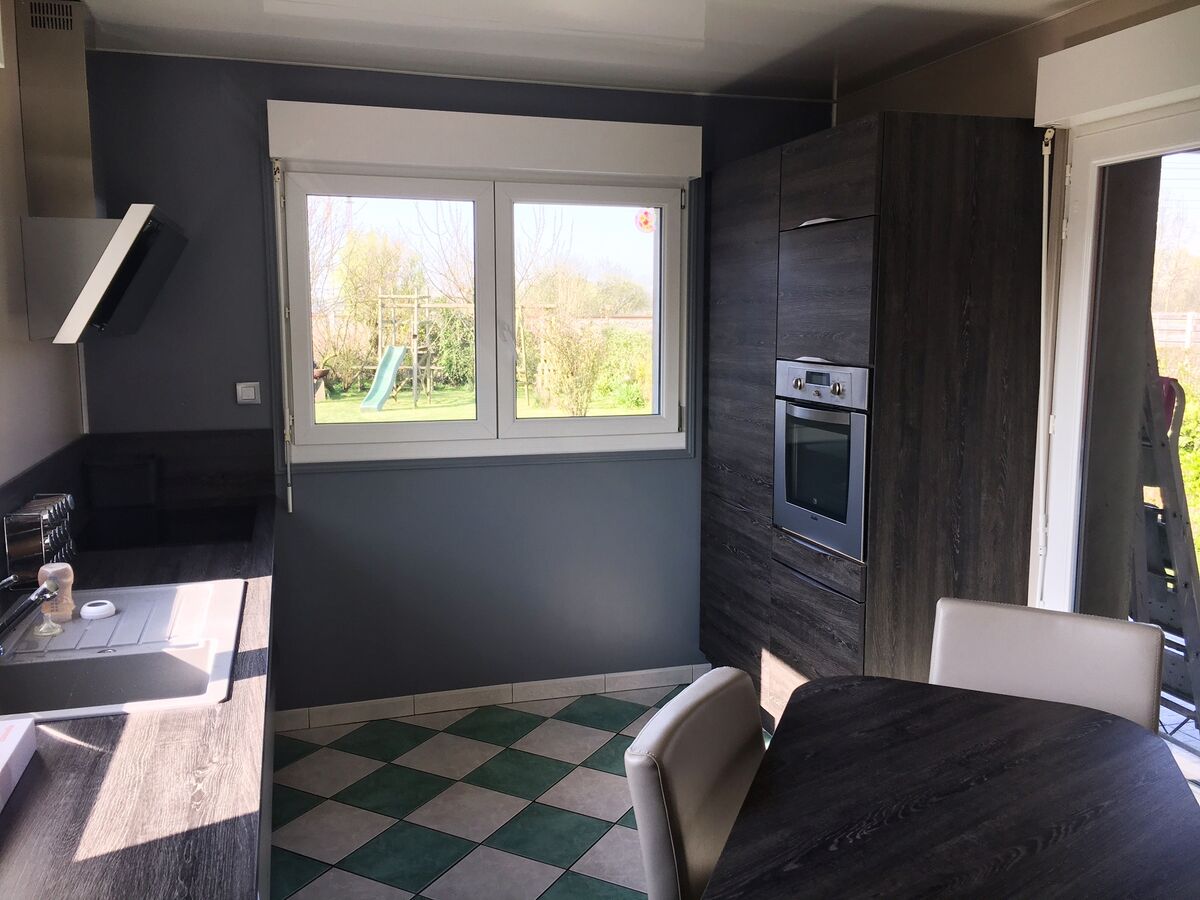 Rénovation cuisine sur mesure Trend + Gris minéral