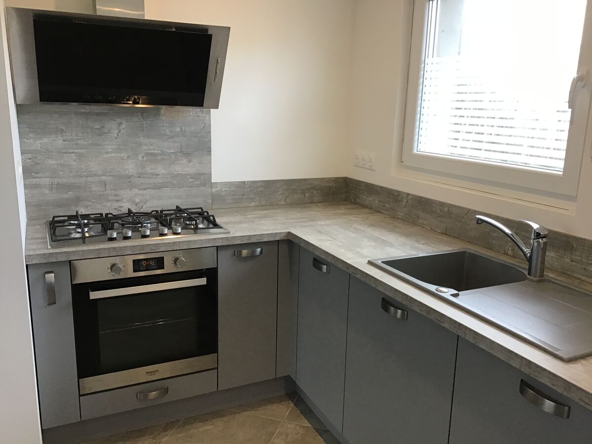 Cuisine avant-après sur mesure Trend Gris Minéral