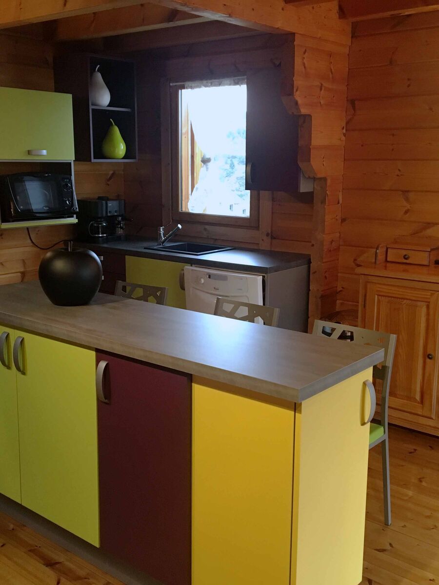 Cuisine équipée sur mesure Color Laqué vert pomme