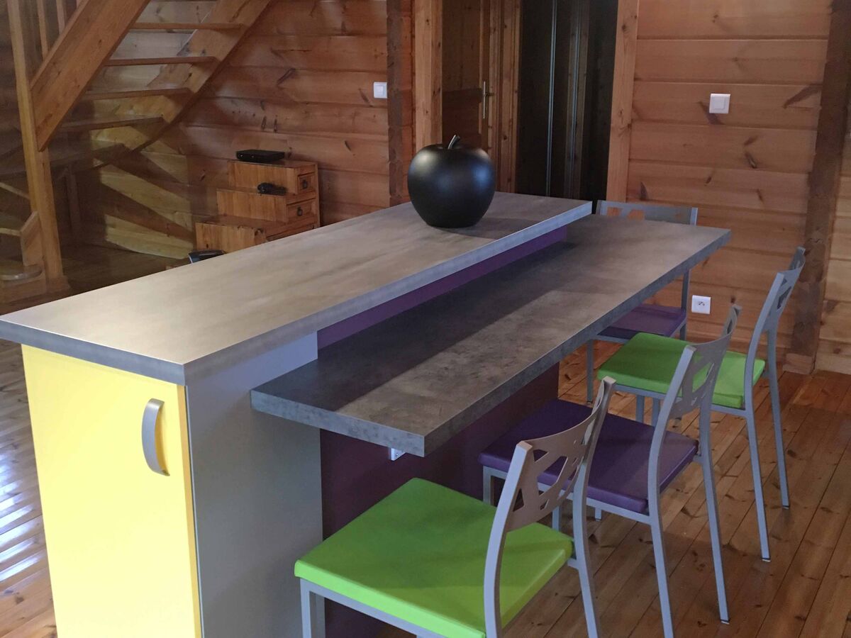 Rénovation cuisine sur mesure Color Laqué vert pomme