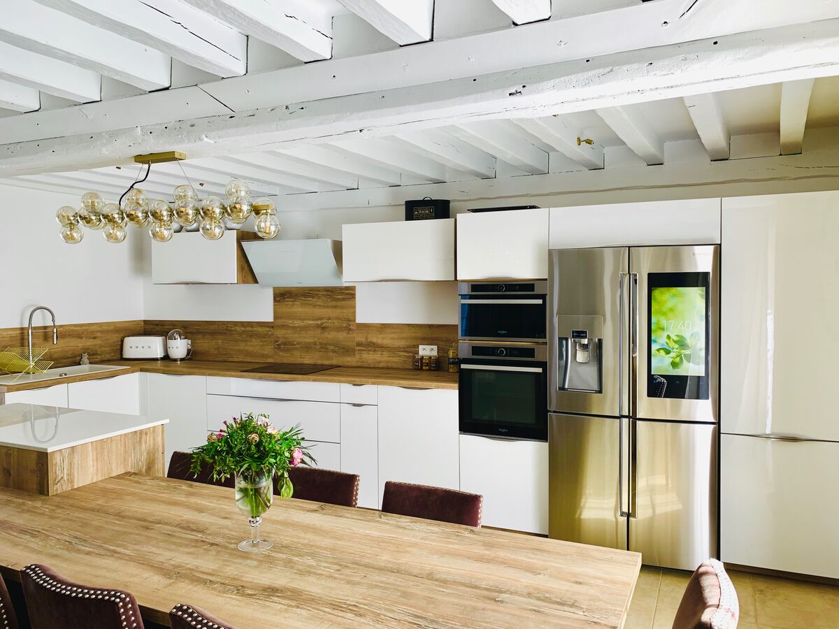 Rénovation cuisine équipée sur mesure Light Blanc Brillant