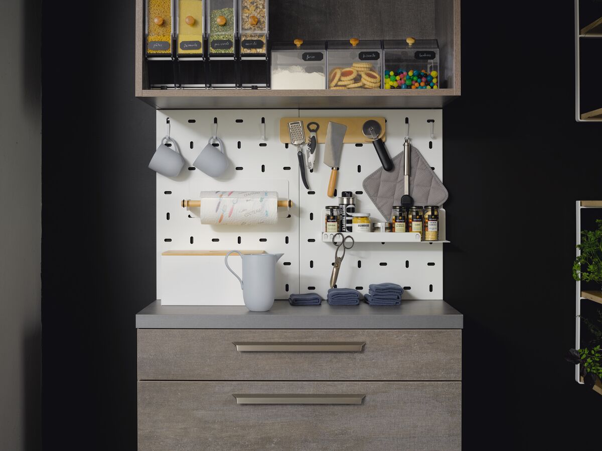 Crédence avec rangements 