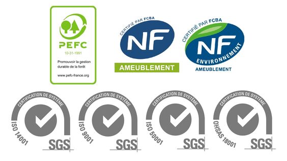 Logos qualité CUISINELLA