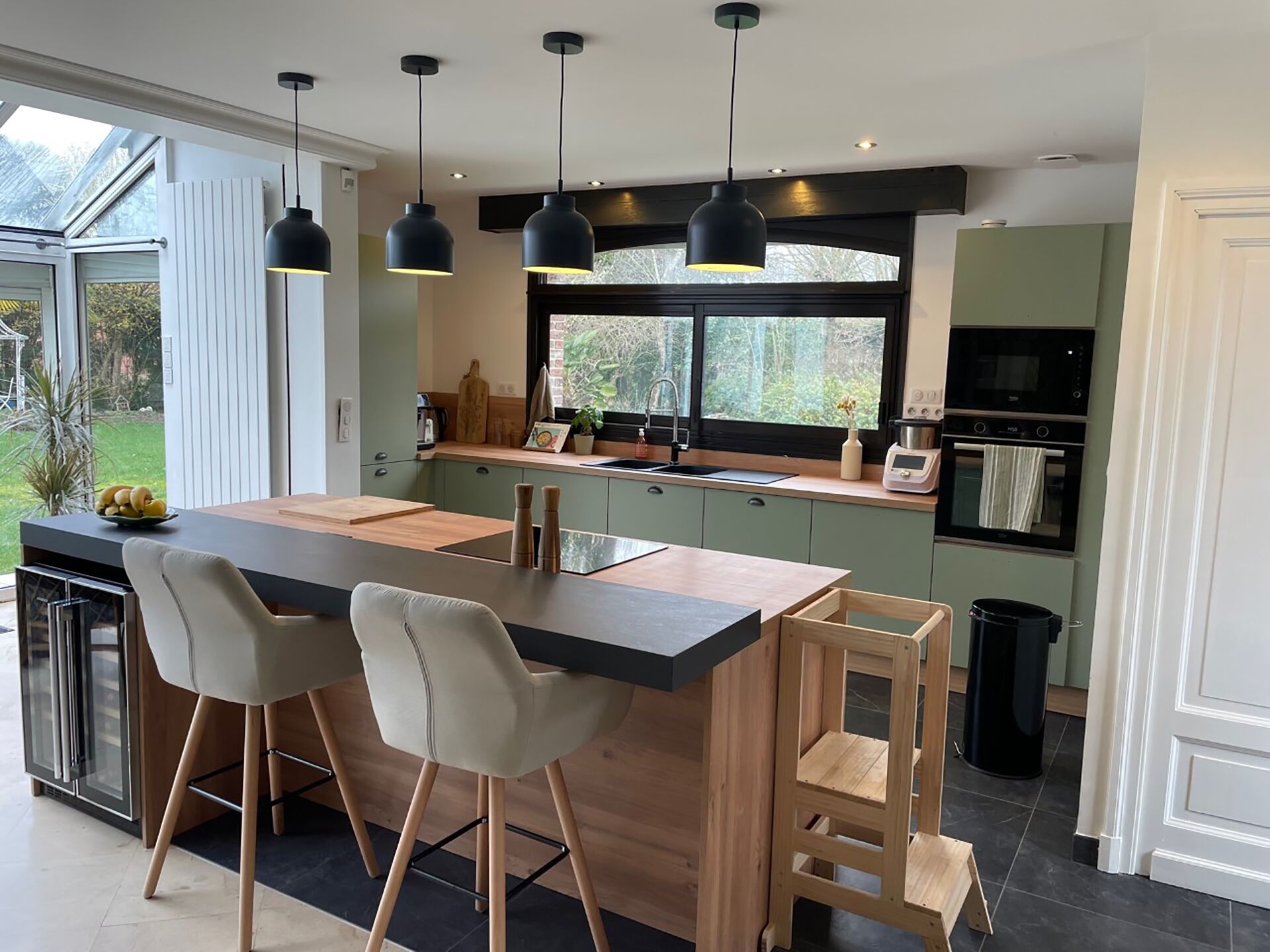 cuisine nature avec ilot