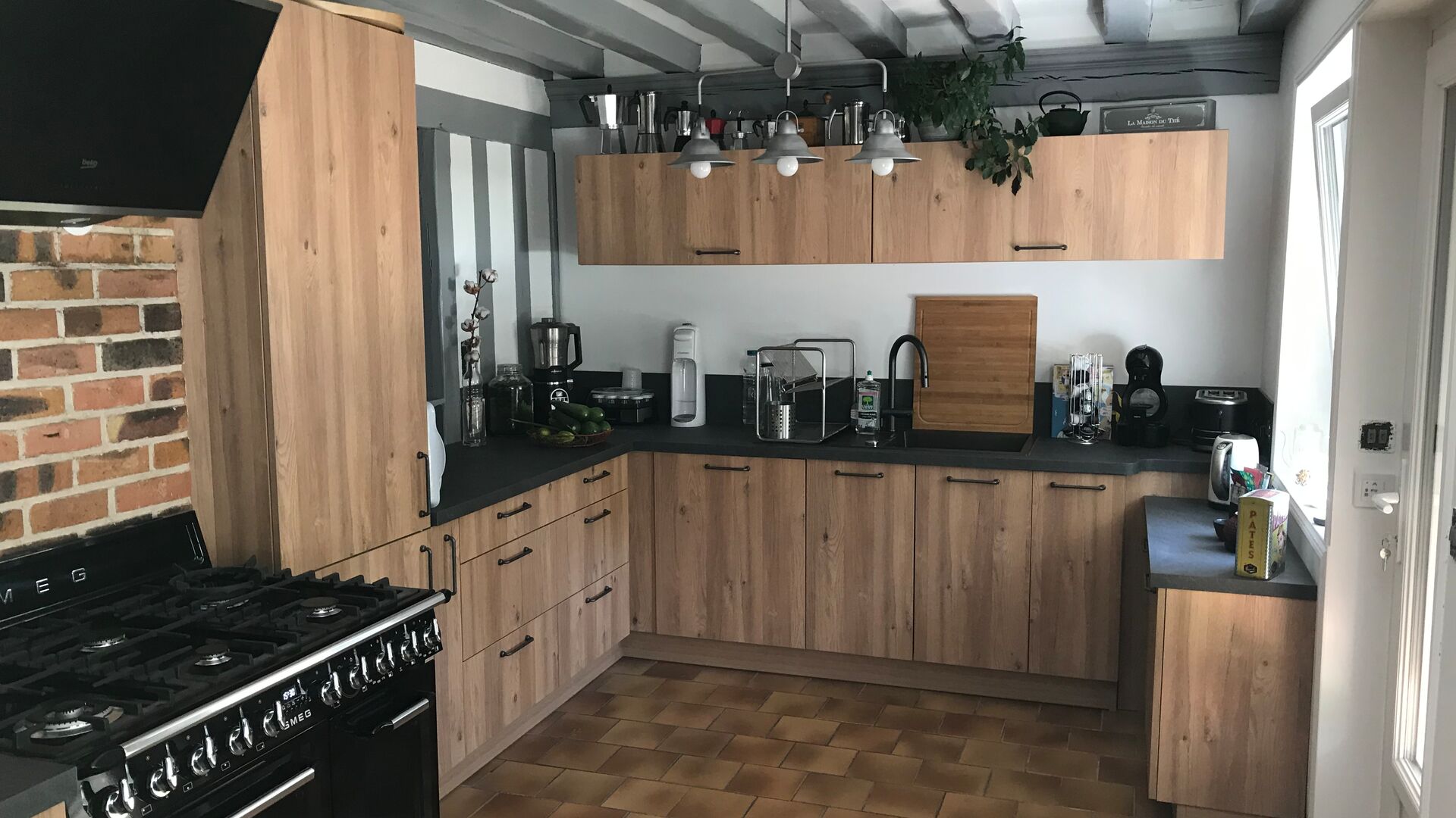 Cuisine équipée sur mesure Trend Chêne Honey