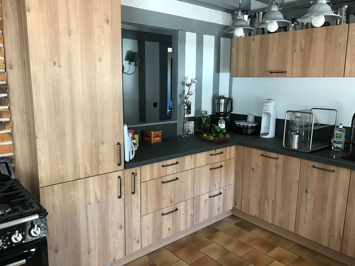 Rénovation cuisine équipée sur mesure Trend Chêne Honey