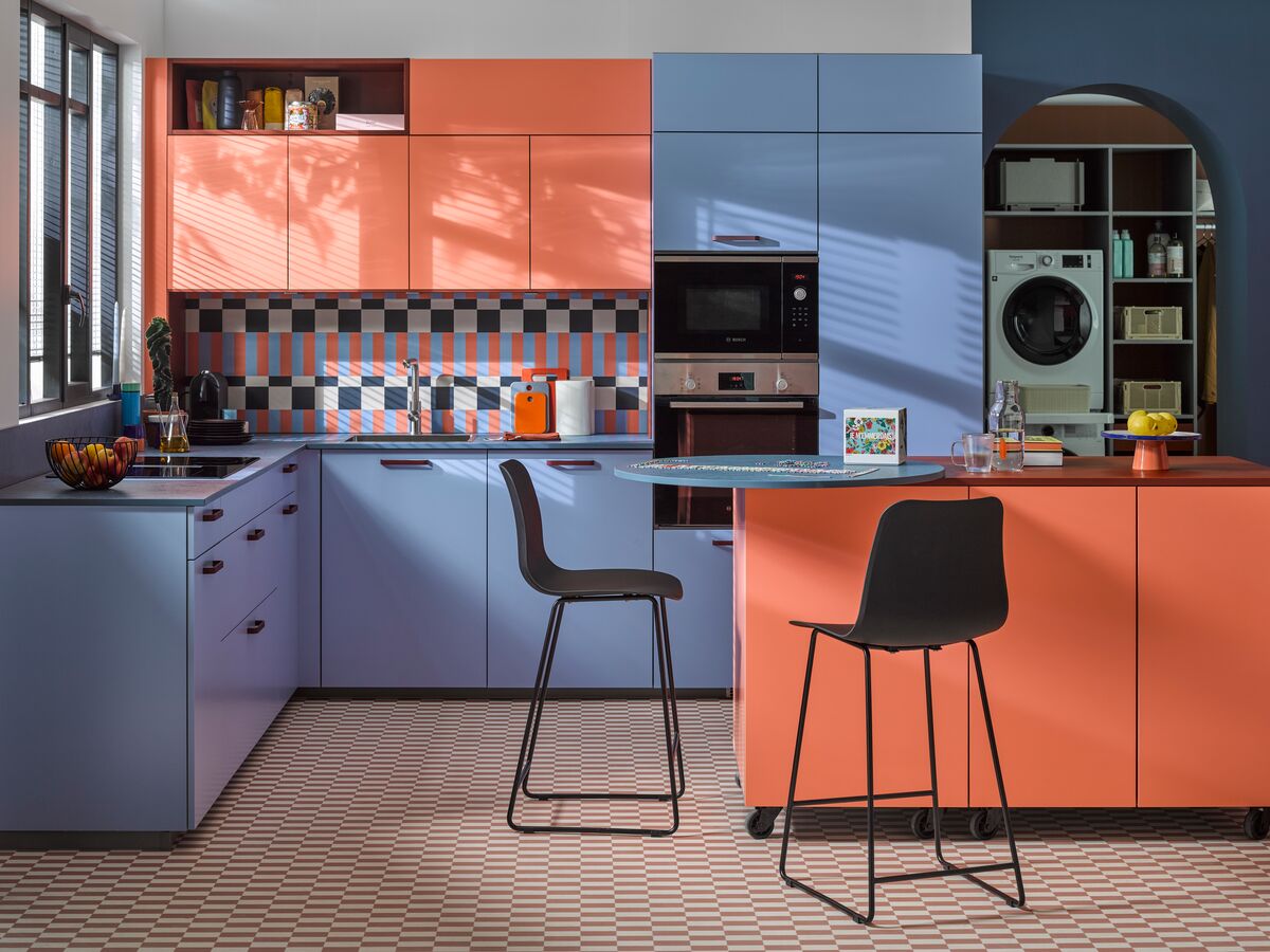 Vivant Rot-Schwarz – Orange und Blau