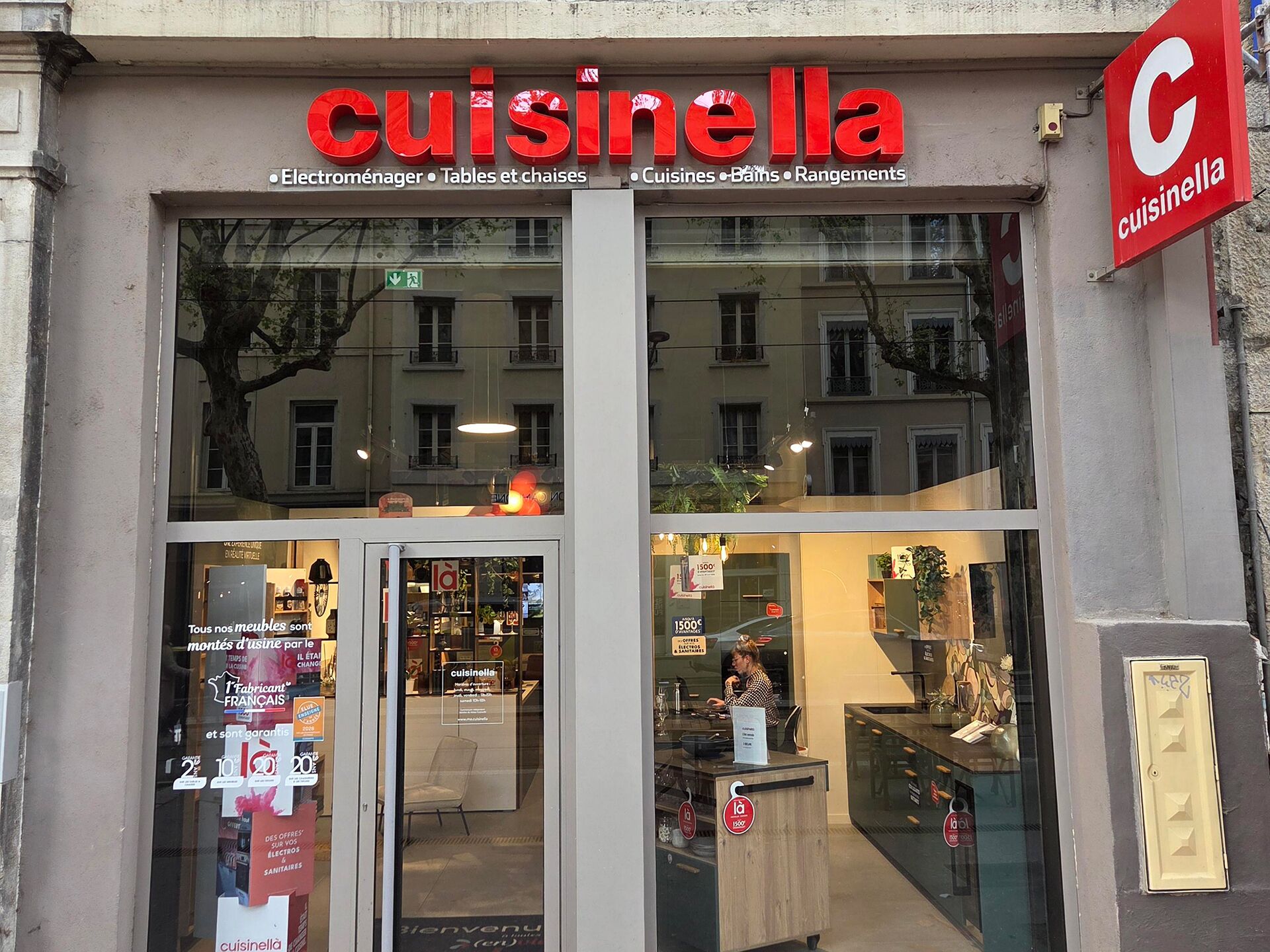 Devanture magasin - Cuisinella