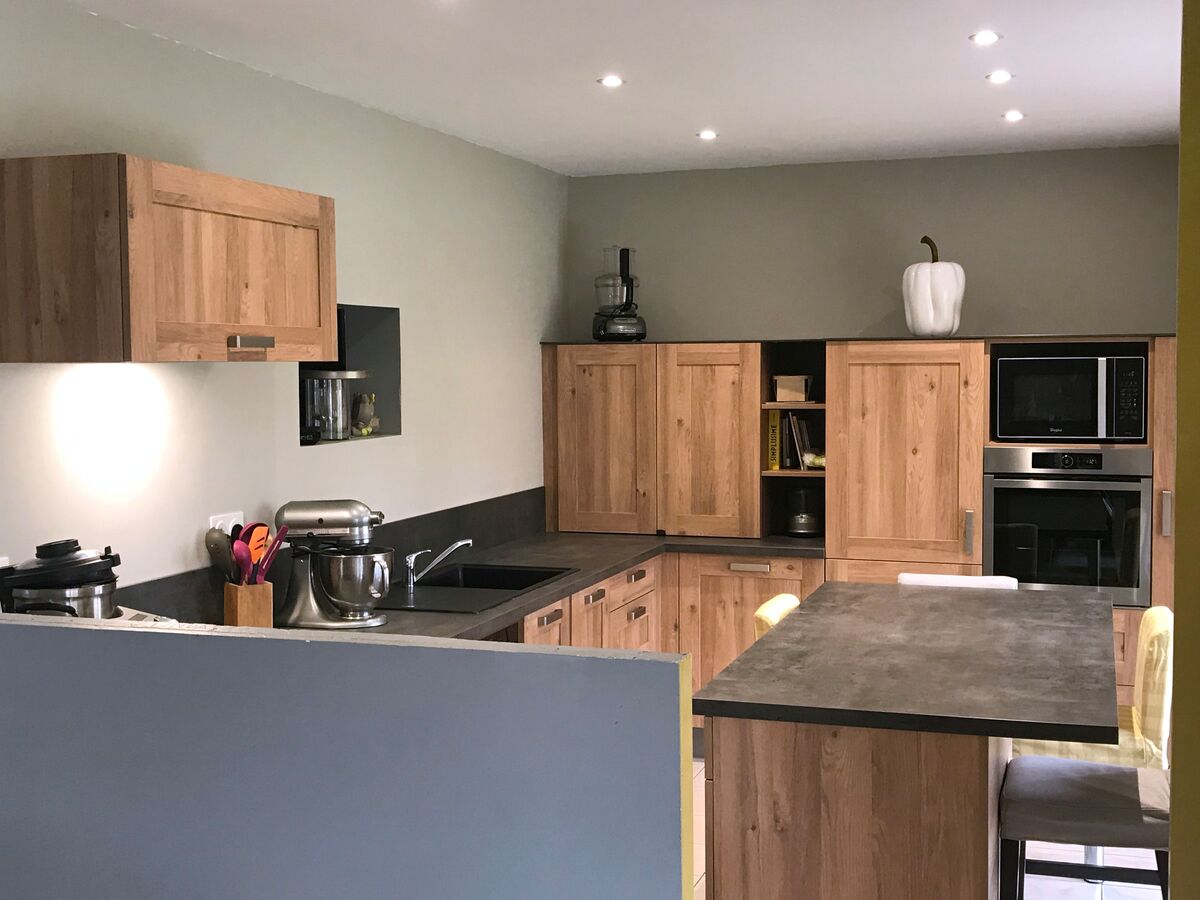 Cuisine équipée sur mesure Trend Cube Chêne Honey