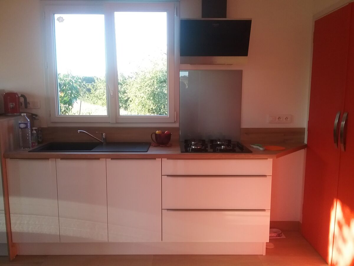 Rénovation cuisine équipée sur mesure Light Blanc Brillant