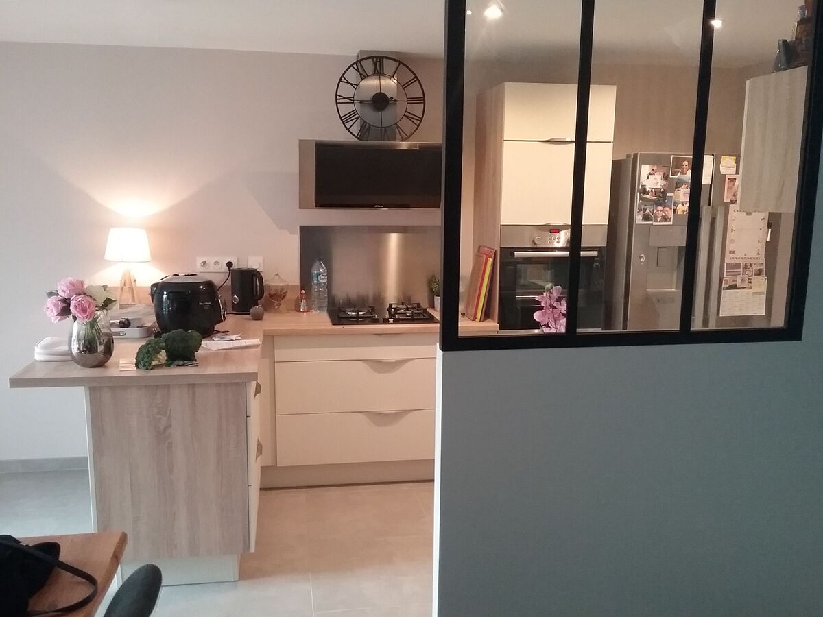 Cuisine avant-après sur mesure Trend Pannacotta Mat