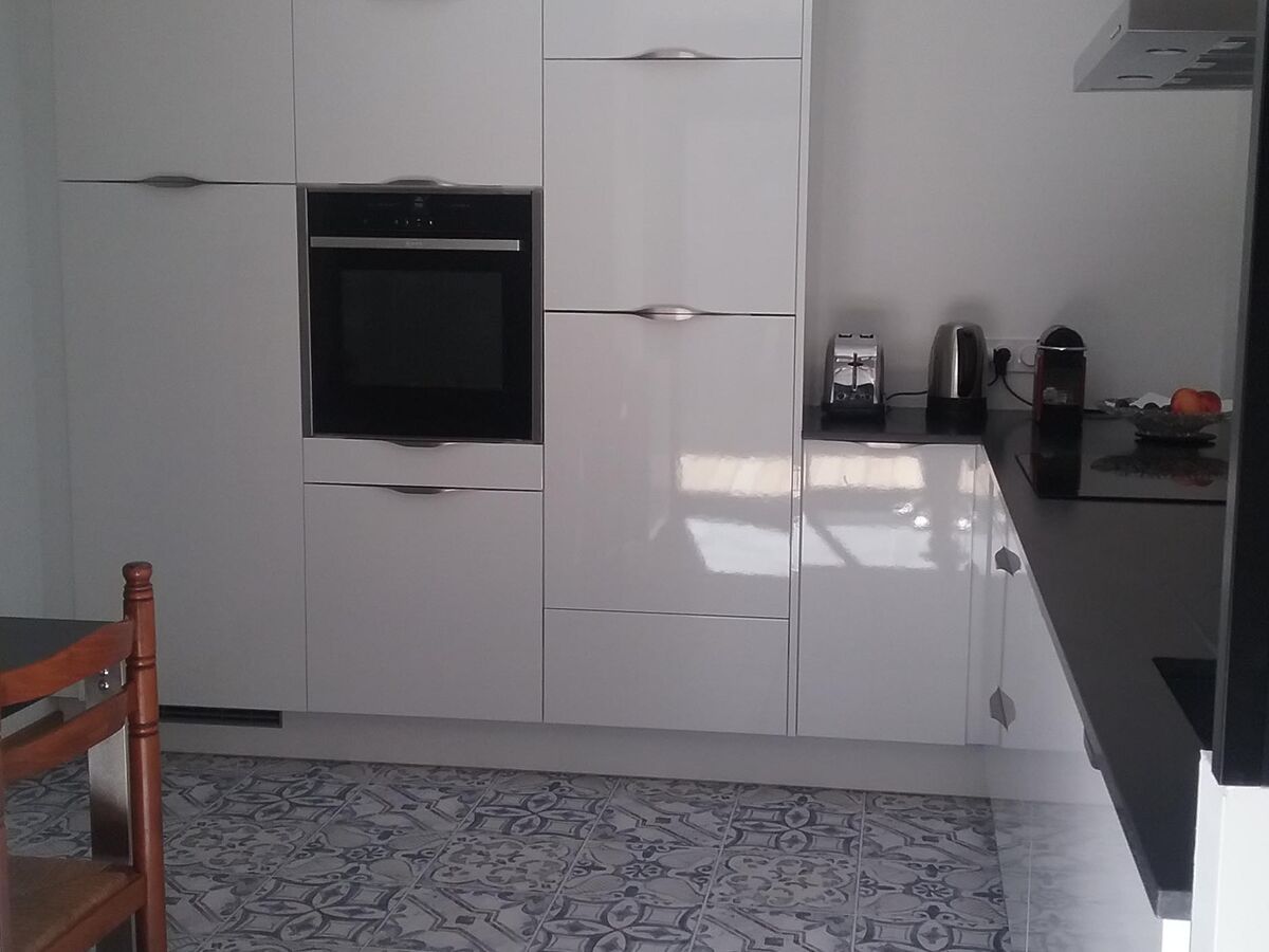 Cuisine avant-après sur mesure Light Blanc Brillant