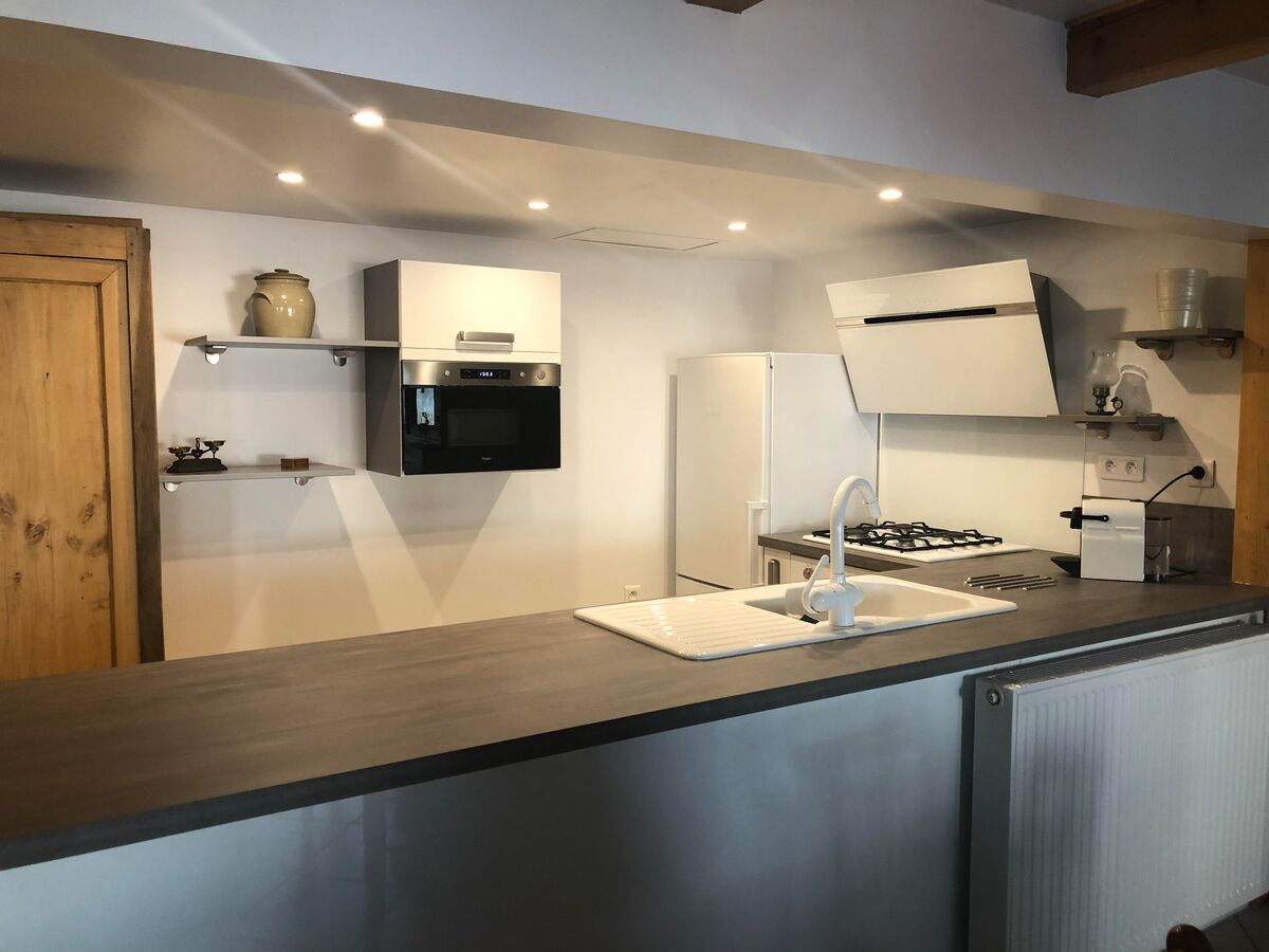 Cuisine équipée sur mesure Light Blanc Brillant