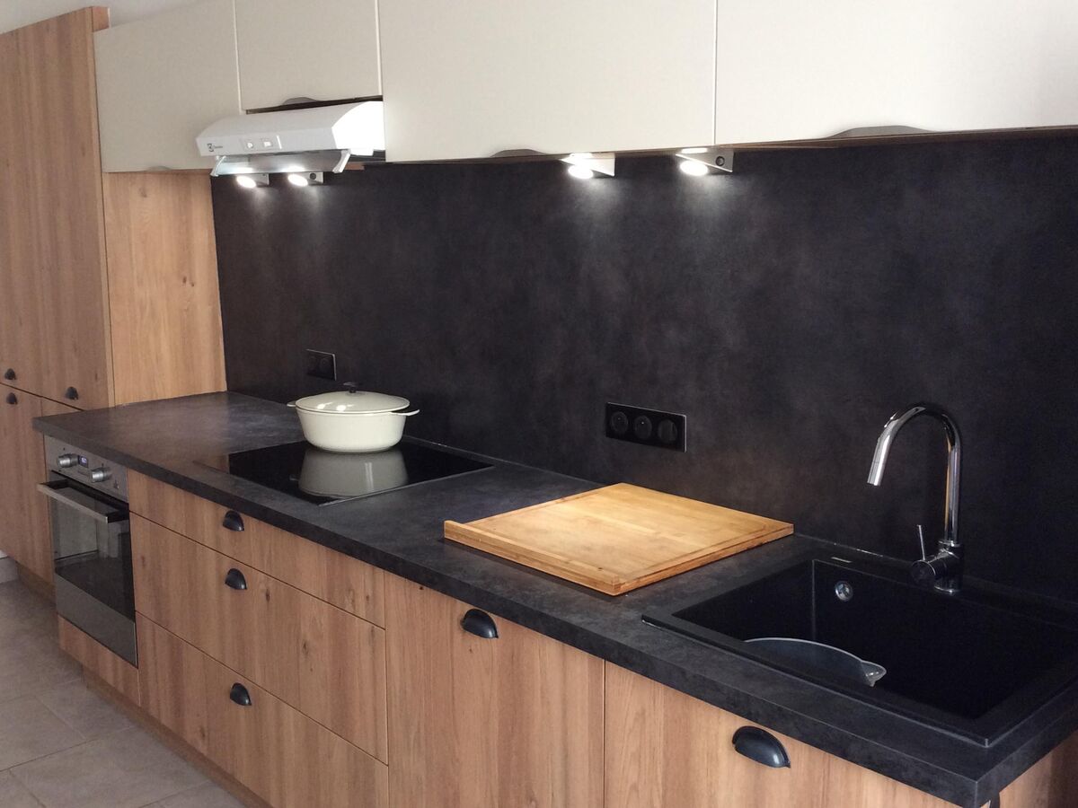 Rénovation cuisine équipée sur mesure Trend Chêne Honey