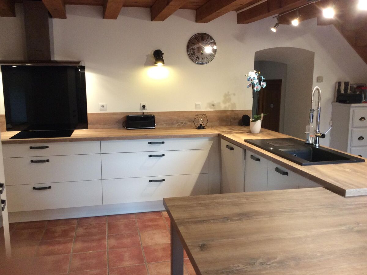 Cuisine avant-après sur mesure Trend Pannacotta Mat