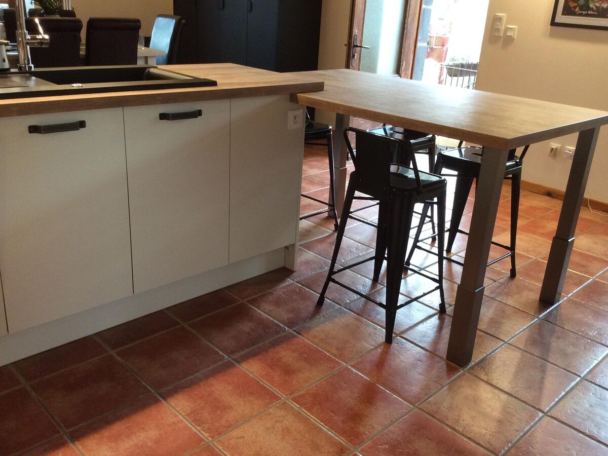 Cuisine avant-après sur mesure Trend Pannacotta Mat