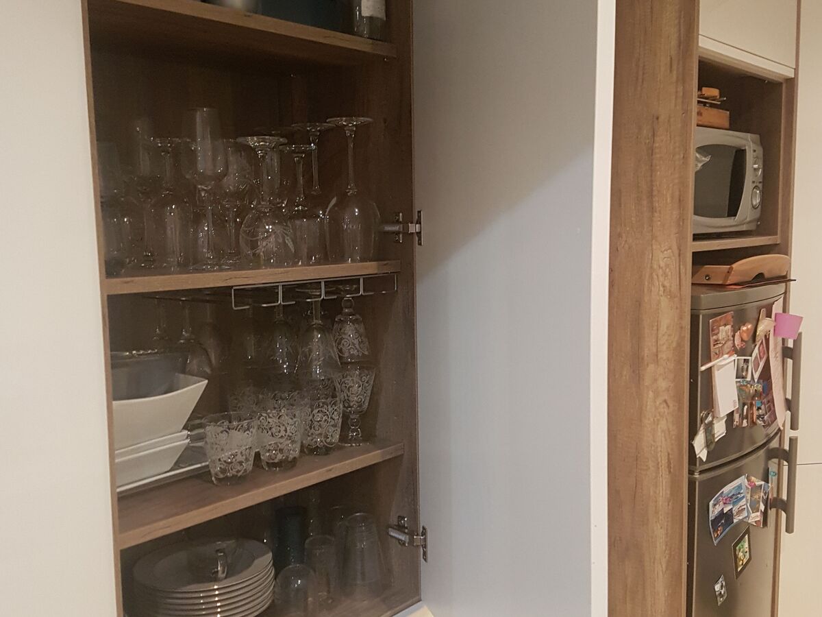 Cuisine avant-après sur mesure Light Blanc Brillant